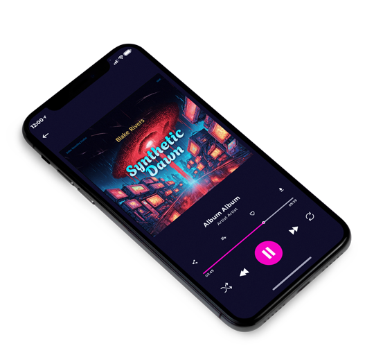 3D view of Premade Dance & House Album Cover - Mirage #16301 | AlbumArtZone*