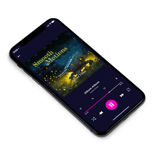 3D view of Premade Contemporary Music Album Cover - Outer Space #16330 | AlbumArtZone*