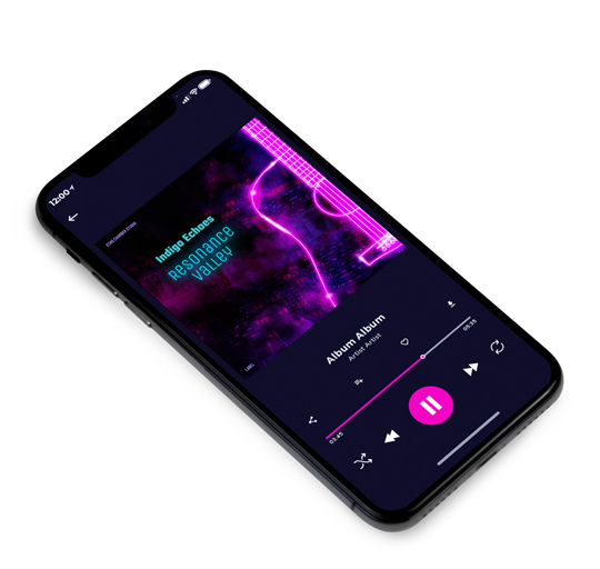 3D view of Premade Pop Album Cover - Violet #16353 | AlbumArtZone*