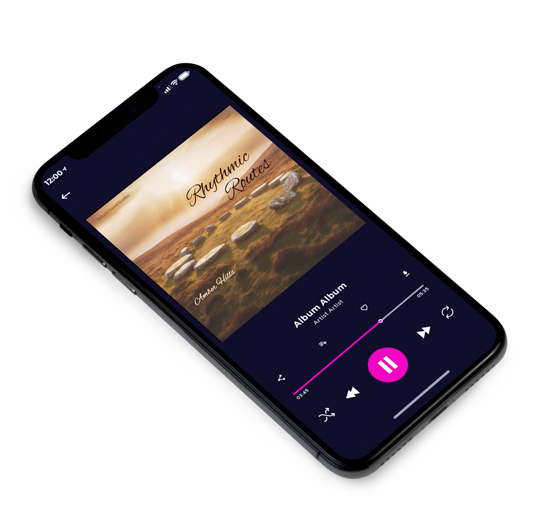 3D view of Premade Electronica & Ambient Album Cover - Millbrook #16380 | AlbumArtZone*