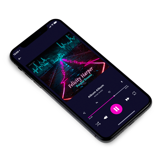 3D view of Premade Contemporary Music Album Cover - Cinder #16382 | AlbumArtZone*
