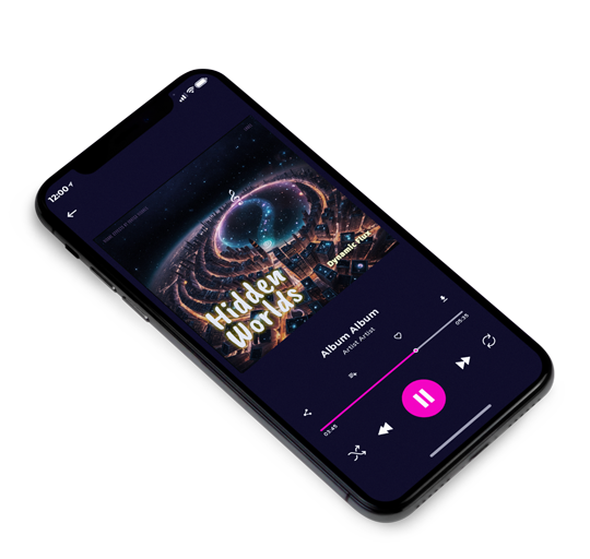 3D view of Premade Electronica & Ambient Album Cover - Woodsmoke #16398 | AlbumArtZone*