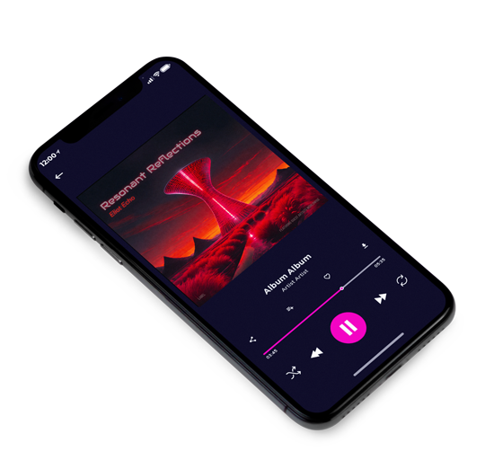 3D view of Premade Electronica & Ambient Album Cover - Tamarind #16416 | AlbumArtZone*