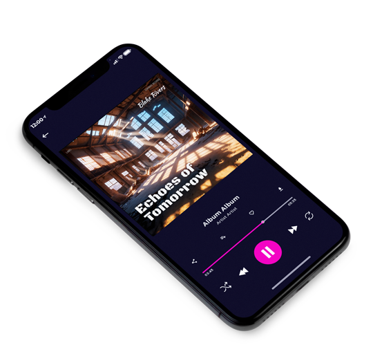 3D view of Premade Electronica & Ambient Album Cover - Akaroa #16431 | AlbumArtZone*