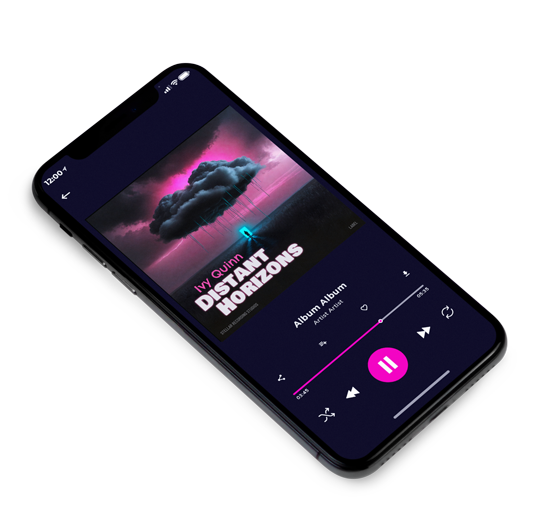 3D view of Premade Electronica & Ambient Album Cover - Baltic Sea #16457 | AlbumArtZone*