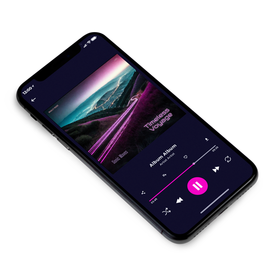 3D view of Premade Electronica & Ambient Album Cover - Baltic Sea #16460 | AlbumArtZone*