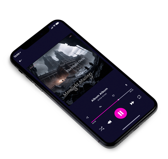 3D view of Premade Electronica & Ambient Album Cover - Shark #16462 | AlbumArtZone*