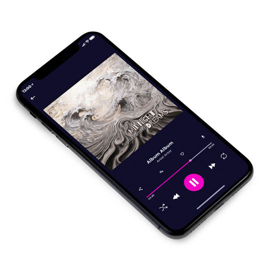 3D view of Premade Electronica & Ambient Album Cover - Nomad #16498 | AlbumArtZone*