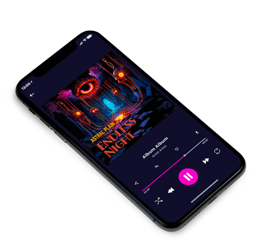 3D view of Premade EDM, House & Dub Album Cover - Cinder #16521 | AlbumArtZone*