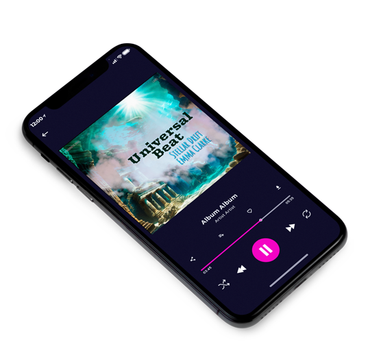 3D view of Premade Podcast Album Cover - Cascade #16553 | AlbumArtZone*