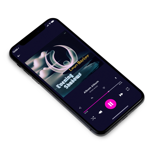 3D view of Premade Contemporary Music Album Cover - Pink Swan #16571 | AlbumArtZone*