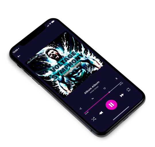 3D view of Premade Pop Album Cover - Jagged Ice #16642 | AlbumArtZone*
