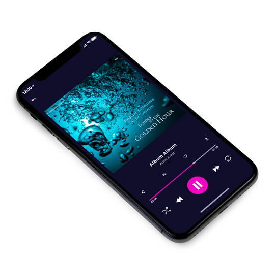 3D view of Premade Electronica & Ambient Album Cover - Blue Whale #16702 | AlbumArtZone*