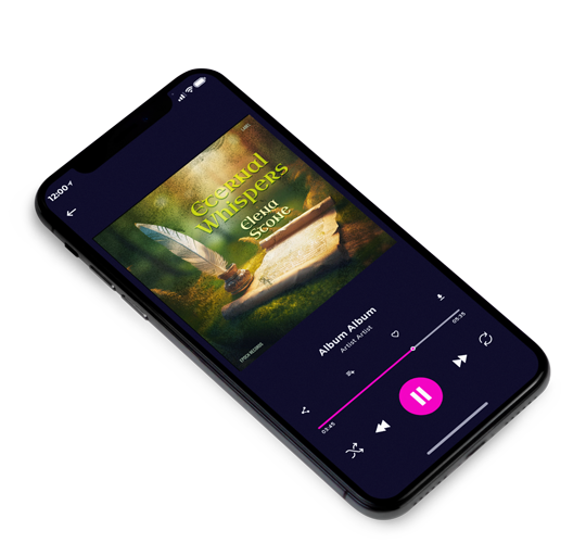 3D view of Premade Indie & Folk Music Album Cover - Birch #16766 | AlbumArtZone*