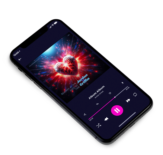 3D view of Premade Electronica & Ambient Album Cover - Contessa #16785 | AlbumArtZone*