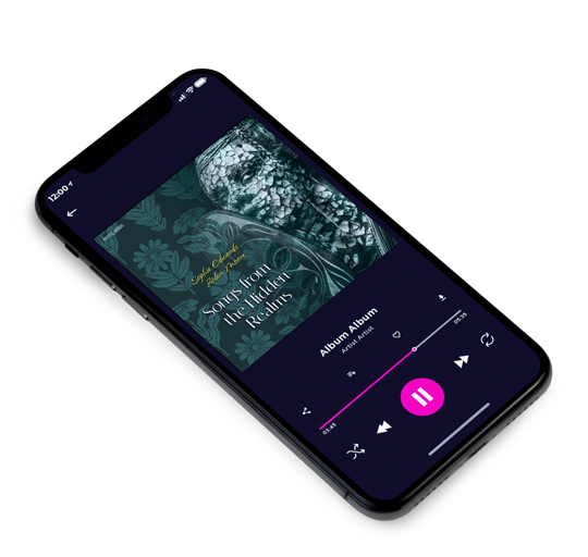 3D view of Premade Electronica & Ambient Album Cover - Outer Space #16819 | AlbumArtZone*