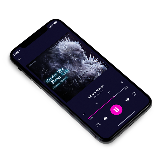 3D view of Premade Contemporary Music Album Cover - Cinder #16842 | AlbumArtZone*