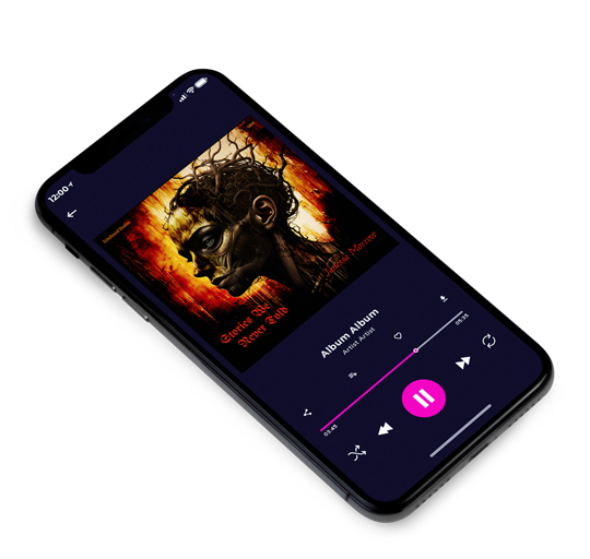 3D view of Premade Electronica & Ambient Album Cover - Crowshead #16843 | AlbumArtZone*
