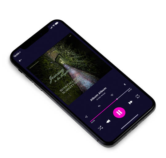 3D view of Premade Indie & Folk Music Album Cover - Hunter Green #16857 | AlbumArtZone*