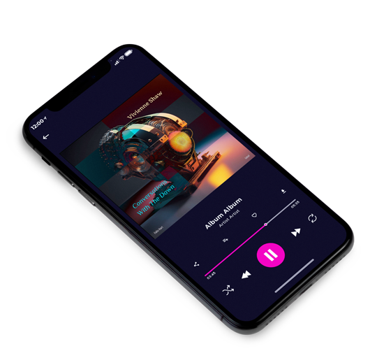 3D view of Premade Electronica & Ambient Album Cover - Thunder #16882 | AlbumArtZone*