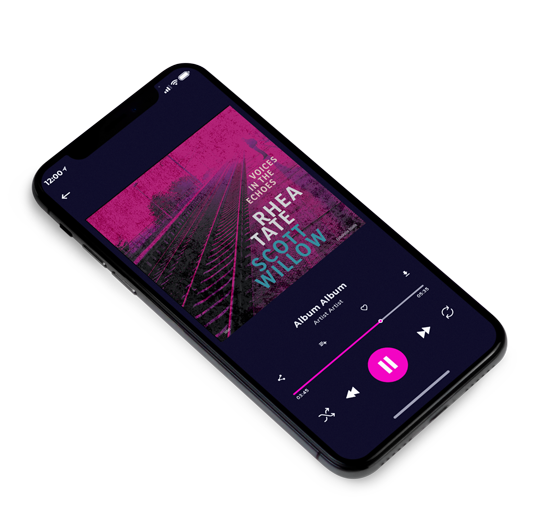 3D view of Premade Electronica & Ambient Album Cover - Thunder #16927 | AlbumArtZone*