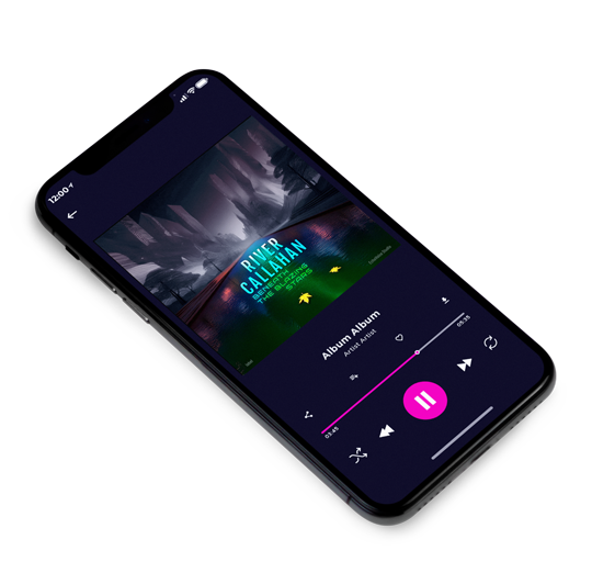 3D view of Premade Electronica & Ambient Album Cover - Shark #16939 | AlbumArtZone*