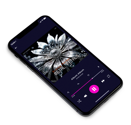 3D view of Premade Electronica & Ambient Album Cover - Quill Gray #17161 | AlbumArtZone*