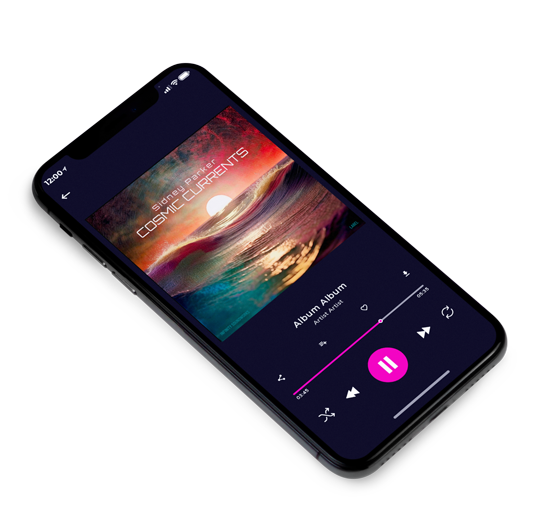 3D view of Premade Electronica & Ambient Album Cover - Woody Brown #17164 | AlbumArtZone*