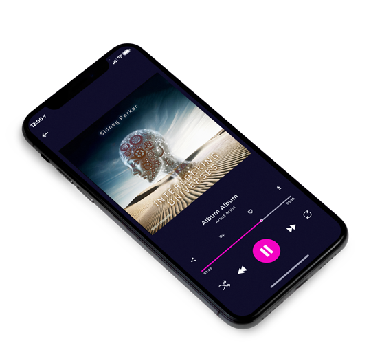 3D view of Premade Electronica & Ambient Album Cover - Outer Space #17170 | AlbumArtZone*