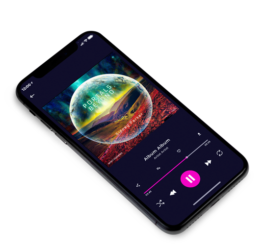 3D view of Premade Electronica & Ambient Album Cover - Shark #17174 | AlbumArtZone*