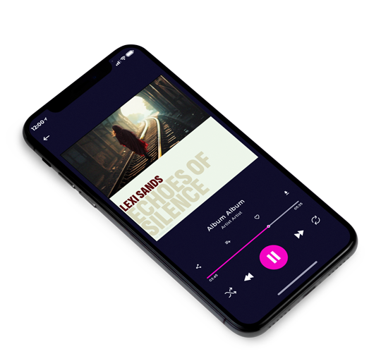 3D view of Premade Contemporary Music Album Cover - Beryl Green #17251 | AlbumArtZone*