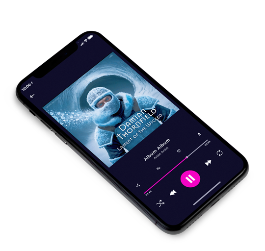 3D view of Premade Electronica & Ambient Album Cover - Blue Bayoux #17369 | AlbumArtZone*