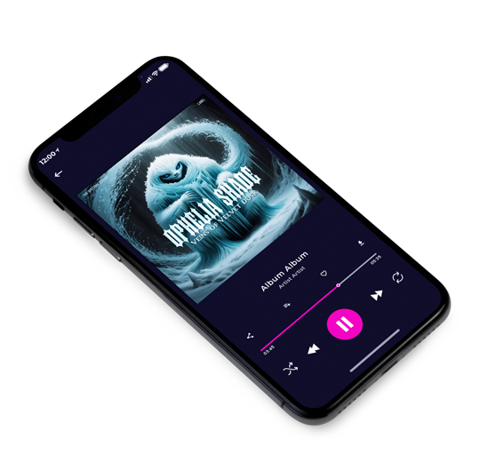 3D view of Premade Electronica & Ambient Album Cover - Outer Space #17378 | AlbumArtZone*