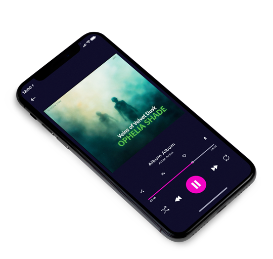 3D view of Premade Electronica & Ambient Album Cover - Green Mist #17385 | AlbumArtZone*