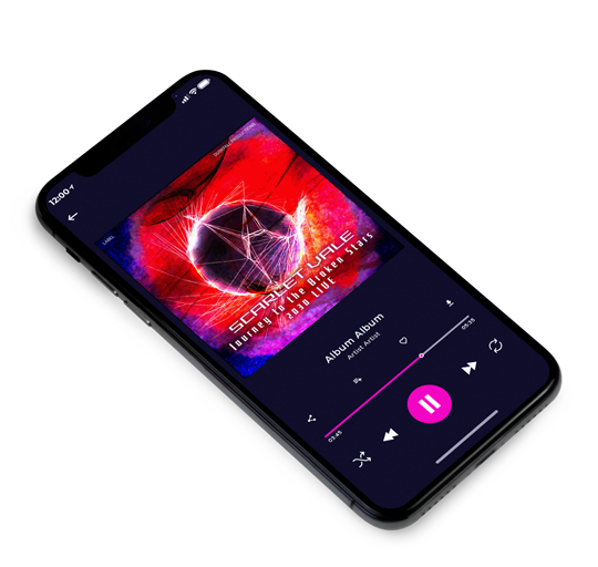 3D view of Premade Rock,Punk & Alternative Album Cover - Persian Red #17606 | AlbumArtZone*