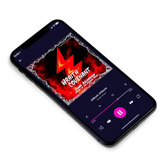 3D view of Premade Rock,Punk & Alternative Album Cover - Burnt Sienna #17667 | AlbumArtZone*
