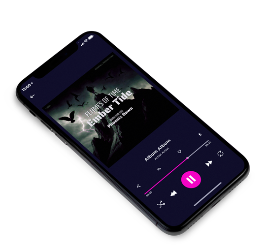 3D view of Premade Electronica & Ambient Album Cover - Woodsmoke #17687 | AlbumArtZone*