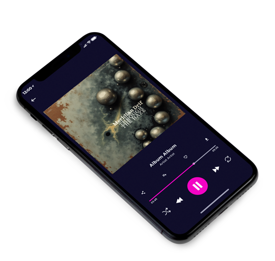 3D view of Premade Electronica & Ambient Album Cover - Armadillo #17702 | AlbumArtZone*