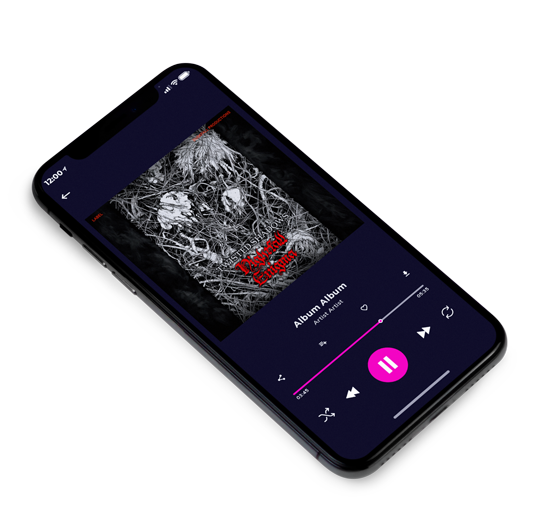 3D view of Premade Electronica & Ambient Album Cover - Martini #17958 | AlbumArtZone*
