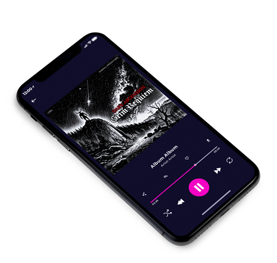 3D view of Premade Contemporary Music Album Cover - Cloud #17971 | AlbumArtZone*