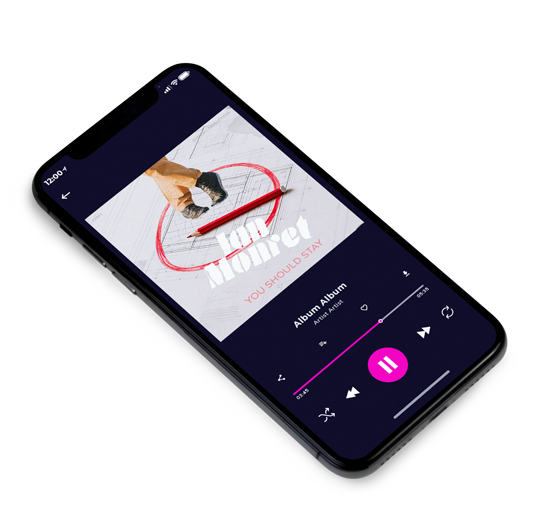 3D view of Premade Pop Album Cover - Swirl #17994 | AlbumArtZone*