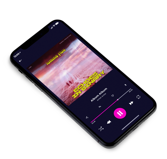 3D view of Premade Electronica & Ambient Album Cover - Lily #18026 | AlbumArtZone*