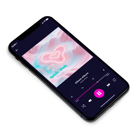3D view of Premade Electronica & Ambient Album Cover - Lily #18052 | AlbumArtZone*