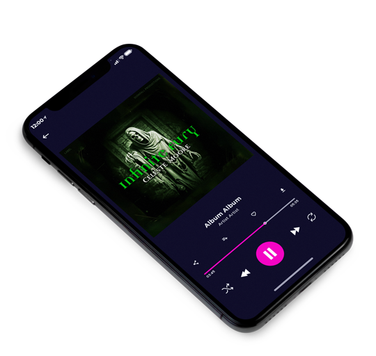 3D view of Premade Heavy Metal & Gothic Metal Album Cover - Marshland #18102 | AlbumArtZone*