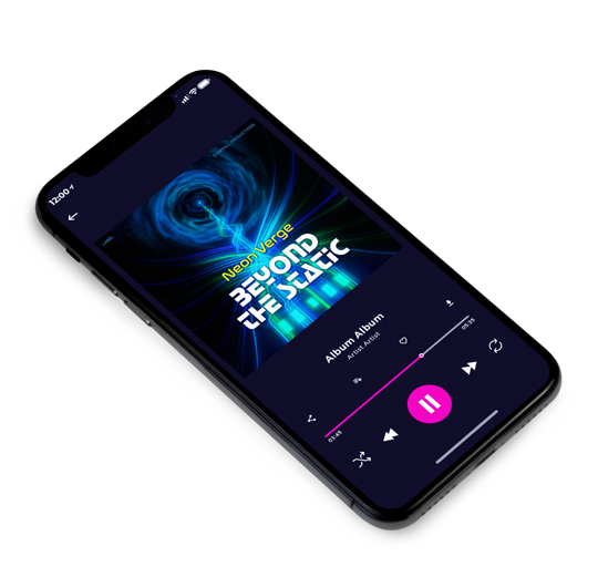 3D view of Premade EDM, House & Dub Album Cover - Black Pearl #18145 | AlbumArtZone*