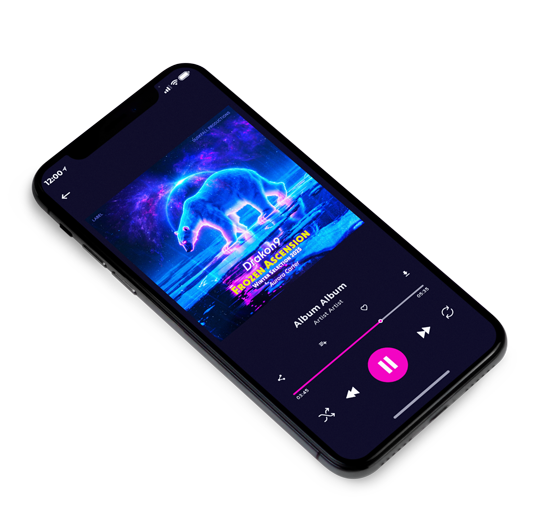 3D view of Premade Dance & House Album Cover - Persian Blue #18160 | AlbumArtZone*