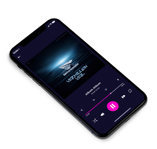 3D view of Premade Electronica & Ambient Album Cover - Ebony #18173 | AlbumArtZone*