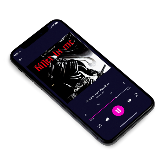 3D view of Premade Rock,Punk & Alternative Album Cover - Puce #20365 | AlbumArtZone*