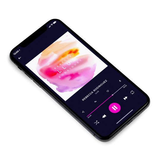 3D view of Premade Electronica & Ambient Album Cover - Sea Pink #21181 | AlbumArtZone*
