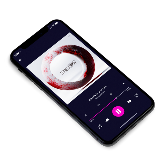3D view of Premade Electronica & Ambient Album Cover - Swiss Coffee #21200 | AlbumArtZone*